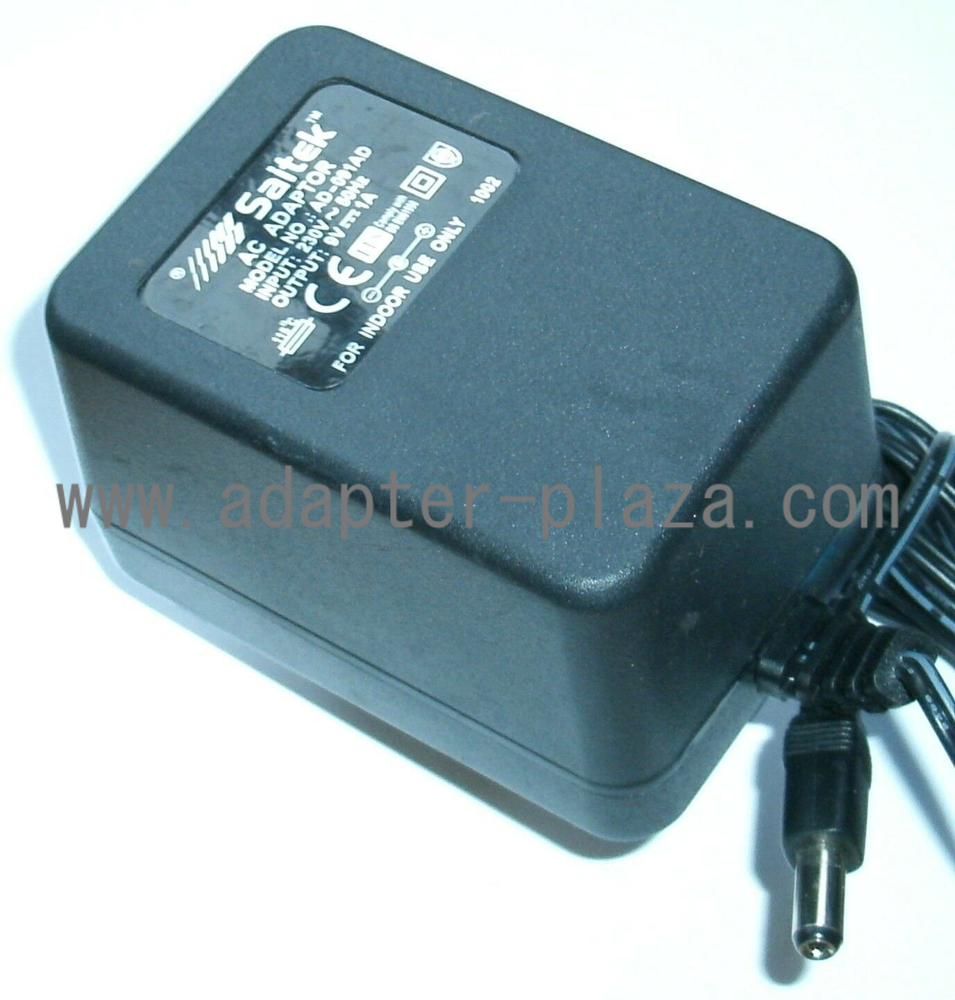 New SAITEK AD-091AD 9V 1A AC ADAPTER UK PLUG